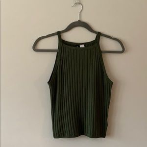 NWT army green tank top